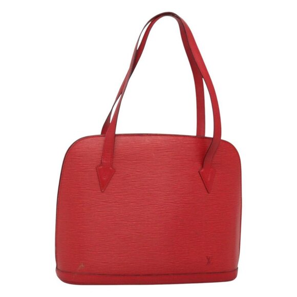 LOUIS VUITTON Epi Lussac Shoulder Bag Red M52287 LV Auth 116939 - Picture 1 of 16